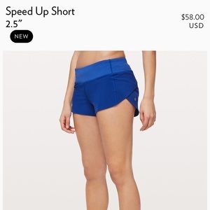 Size 6 lululemon Speed Up Shorts